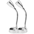 Miniatyrbillede 1 af 5: Conblom 12v LED-lys Spot Læselampe, 3w Indvendig Billampe Til Camper Van Caravan Rvs Autocamper Båd Touch-Dæmpbar, 3200k (2pak, Varm Hvid Li