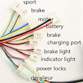 Miniatyrbillede 3 af 5: 48V 1000W Elektrisk Scooter Børstet Controller Motor + Gasgreb Twist Grip Kit til Elektrisk Scooter Bi