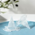 Miniatyrbillede 4 af 4: 5 stk. Plastik Plante Net Pot Anti-rådne Rod Hydroponisk Kolonisering Kegle Net Dræn Kurv