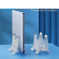 Miniatyrbillede 2 af 5: ??Vertikal bærbar computer stand transparent skrivebord tyngdekraft holder notebook support??