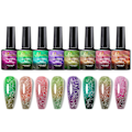 Miniatyrbild 3 av 5: Nagelkonst UV-gellack Glitter Temperaturförändrande Färg Gellack Aurora