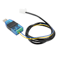 Miniatyrbilde 3 av 5: VOTOL Elektrisk sykkelkontroller USB-datakabel - Baudhastighet 115200, programmerbar for EM 150/2, 200/2 og 260/2 modeller