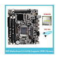 Pikkukuva 2 / 5: H55 emolevy Lga1156 tukee I3 530 I5 760 -sarjan Cpu Ddr3 -muistia tietokoneen emolevy+i3 550 C