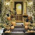 Pikkukuva 5 / 5: Kausiluonteiset ja juhlapyhien koristeet Halloween Musta Varis Halloween Puutarha, Pihakoriste Varis Kahdeksan Pakkaus