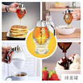 Miniatyrbillede 2 af 2: Honningdispenser med opbevaringsstativ, 200 ml sirupdispenserbeholder