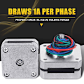 Miniatyrbillede 2 af 5: 2 stk. 17hs08-1004s 4-tråds Nema 17 Stepper Motor 20mm 1a 13ncm(18.4oz.in) 42 Motor Nema17 Stepper Til