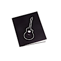 Miniatyrbild 2 av 5: Pappersgitarr 3d för popup-kort Handgjorda gratulationskort för grattis på födelsedagen Få W