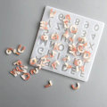 Miniatyrbillede 3 af 5: DIY Polymer Ler Kunsthåndværk UV Epoxy Form Alfabet Bogstaver Tal Silikoneform