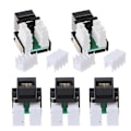 Miniatyrbilde 3 av 5: Cat5e Rj45 Keystone Jacks Modulkontakt Ethernet for veggplate Patch Panel