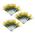 Miniatyrbillede 1 af 5: 24 stk. Kunstige Blomster Udendørs Uv-Resistente Planter, Gul
