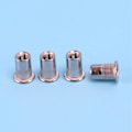 Miniatyrbillede 2 af 5: 100 stk. 304 Rustfrit Stål Nøddeskruer Rivnut Insert Nutsert M6x15mm