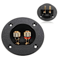 Miniatyrbild 2 av 5: 2-vägs högtalarlåda DIY hem bilstereo skruvkopplingskontakter subwoofer-kontakter