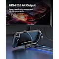 Miniatyrbilde 5 av 5: Steam Deck Dock med RGB LED-lys, dokkingstasjon for Steam Deck, 5-i-1 Steam Dock med Gigabit Ethernet, HD 2.0