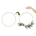 Miniatyrbillede 3 af 5: 12 stk. 6 Størrelser Guld Drømmfangere Metalringe Hoops Krans Makrame Kreationer Ring Til