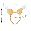 Miniatyrbilde 3 av 5: Thanksgiving Kalkun Hodebånd Morsom Stor Kylling Hode Spenne Cosplay Fest Scene Ytelse Rekvisitter Thanksgiving Kalkun Hode Spenne