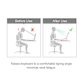 Miniatyrbillede 5 af 5: Aluminium bærbar computer stand bord bord tablet køling holder stigerør til Macbook Air Pro
