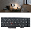 Miniatyrbild 2 av 5: Nytt svart engelskt tangentbord för bärbar dator till Lenovo Thinkpad T570 P51s T580 P52s