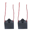 Miniatyrbillede 2 af 5: CBB61 loftsventilator kondensator 2 ledning 25UF 250VAC med 14cm ledningslængde, startkomponent (2stk)