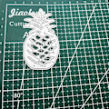 Miniatyrbillede 3 af 5: Ananas Metal Skæredør Stencil Diy Scrapbooking Album Papirkort Skabelon Form Embossing Dekoration
