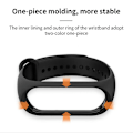 Miniatyrbilde 5 av 5: M-serie erstatningsarmbånd Solid farge TPU Smartklokke Rem for Xiaomi Mi