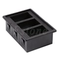 Miniatyrbillede 1 af 5: 3 Rocker Switch Clip Panel Samling Patruljeholder Kabinet Til Arb Carling Type