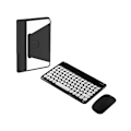 Miniatyrbild 2 av 5: Trådlöst Bluetooth-tangentbord för Air5 Pro Generation-fodral 10,9 tum Bluetooth-tangentbord med pennfack