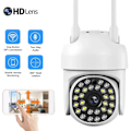 Miniatyrbild 2 av 5: 1080p Wifi IP-kamera Utomhus Trådlös Videoövervakning AI Människodetektering Färg Nattseende
