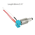 Miniatyrbild 5 av 5: 3D-skrivar Hotend Kit Uppgradering Print V5 J-head Metall Mässing Munstycke Värmare 1,75 mm