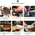 Miniatyrbilde 4 av 5: 53mm Kaffe Tamper Profesjonell Espresso Distributør Nivelleringsverktøy