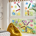 Miniatyrbillede 5 af 5: 2 stk. Vægstickers Kridt Vægstickers Mural Dekaler til Soveværelse Stue Væggen TV