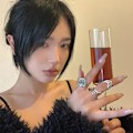 Miniatyrbillede 4 af 5: Retro hul buet ring punk bred chunky ring mode store kno ring