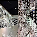 Miniatyrbillede 5 af 5: 30m Bryllup Hjem Krystal Akryl Girlande Diamant Strand Perle Fest Gardiner Julefest Dekoration Diy