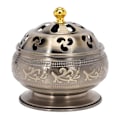 Miniatyrbillede 1 af 5: Bronze Røgelse Potte - 12 Timers Brændetid - Legering Materiale - Nem at Rengøre - Dekorativ Metal Røgelse Brændende Stativ til Te Stue Dekoration