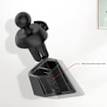 Miniatyrbillede 3 af 5: Holder Base med Ventilationsklips til Telefon i Bil 360 Graders Rotation Luftventilmontering