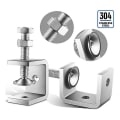 Miniatyrbilde 3 av 5: C-klemme Mini-klemme 1 tommers kraftig metall U-klemmer med stabil bred kjeveåpning for montering av metall