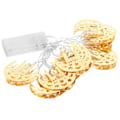 Miniatyrbilde 2 av 5: Ramadan Eid-dekor - 10 LED-måneformede lyslenker for islamsk dekorasjon