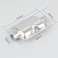 Miniatyrbild 3 av 5: 24mm Avgassdämpare för Eberspacher Airtronic D2 D4 D1lc Värmeapparat Rör Dämpare Avgassystem Fästen