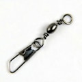 Miniatyrbilde 3 av 5: 100 stk Fiske-Snapper Koblingsklipp Rustfritt Stål Tønne Svirvel Pin Tackle Solid size 10