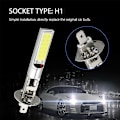Pikkukuva 3 / 4: 1 kpl H1 Led -ajovalopolttimo Automaattiset polttimot 10smd 6000lm 100w 6000k Xenon Super Bright