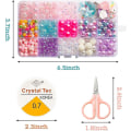Miniatyrbillede 2 af 5: Børns Diy Perler Til Smykker Armbånd Halskæder Streng Fremstillingssæt