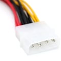 Miniatyrbillede 4 af 5: 4-polet IDE til strømkonverteringsledning 1 til 3 harddiskforlænger Y-kabel