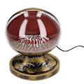 Miniatyrbillede 2 af 4: Vulkan Landskabslampe Retro Klar Overfladestruktur Vulkan Lava Lampe Dekoration Videnskabelig Undervisningslegetøj EU Stik 220v