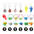 Miniatyrbillede 2 af 5: 24 Gitter Julekalender Legetøj Fodbold Blind Box, Fodbold Legetøj Jule Blind Bokse Til Børn