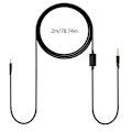 Miniatyrbilde 5 av 5: Holdbar kobber lydkabel for Astro A10 A40 A30 Gaming-hodetelefoner Hadset-ledning