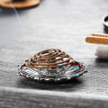Miniatyrbillede 2 af 4: Enkelt lag Lotus røgelse brænder røgelse brænder rack guld