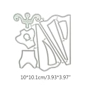 Miniatyrbillede 5 af 5: Kjole Metal Skæredør Stencil Diy Scrapbooking Album Papirkort Skabelon Form Embossing Håndværk Dekoration