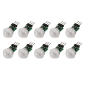 Miniatyrbillede 1 af 5: 10 stk. Am312 Mini Human Sensor Modul Ir Pyroelektrisk Infrarød Pir Bevægelsessensor Detektor Moduler Dc