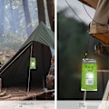 Miniatyrbillede 3 af 5: 2 stk. Bærbar Campinglampe Saltvand Udendørs LED Nødlampe Til Camping Natfiskeri Lampe Energibesparende Lampe Rejsetilbehør