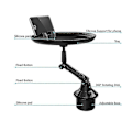 Miniatyrbilde 4 av 5: Bilspisebrett Brettesett Bilreisedrikk Kaffe Burgerstativ Vannkoppholder Mobiltelefonholder Liten Spisebord