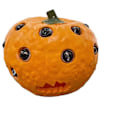 Pikkukuva 1 / 2: Halloween-kurpitsa, pelottava koriste, puhtaasti käsintehty pyörivä silmäpalloveistos, sopii sisä- ja ulkokäyttöön